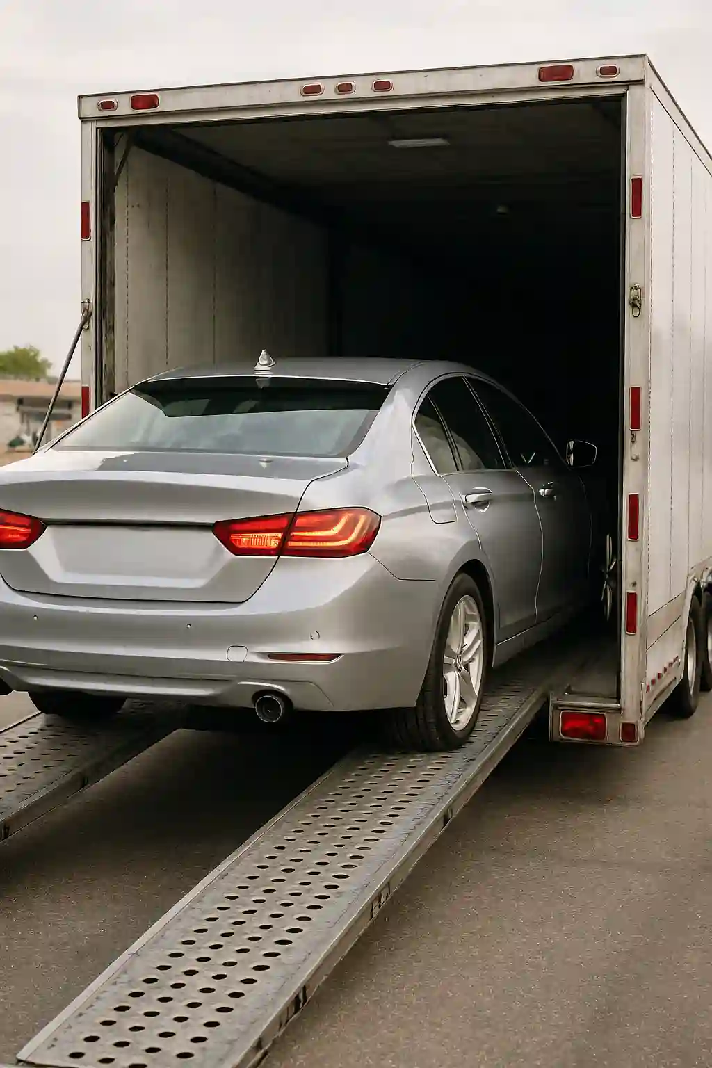 single car enclosed transport